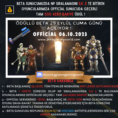 BETA ÖZELLİKLER