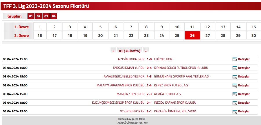 TFF 3.Lig 2023/2024 Sezonu